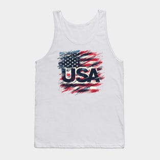 Usa Flag Tank Top